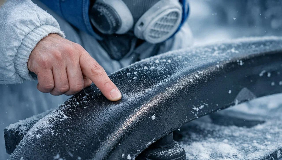 Почему порошковое покрытие не трескается на морозе Почему порошковое покрытие не трескается на морозе